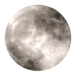 a full moon is shown in this image