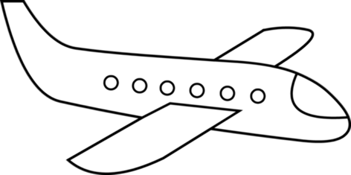how to draw an airplane