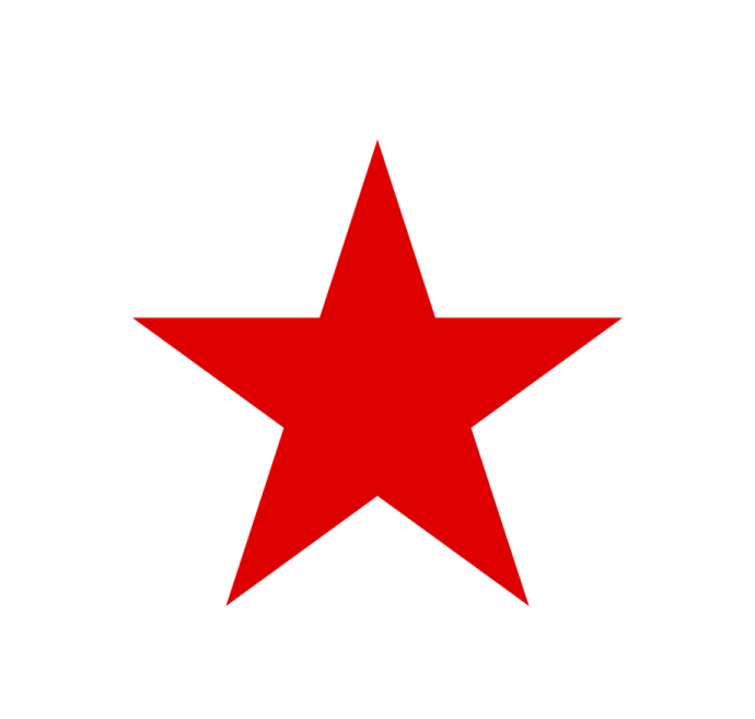 a red star