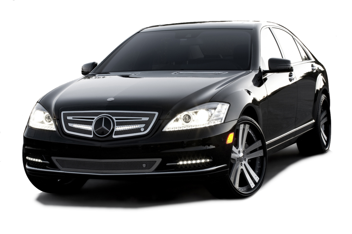 a black mercedes s - class car