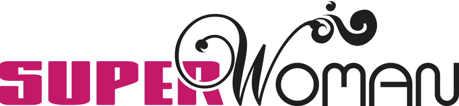 the logo for super woman