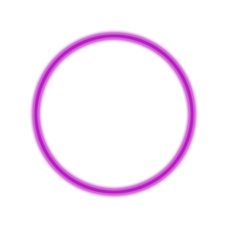 a purple ring on a white background