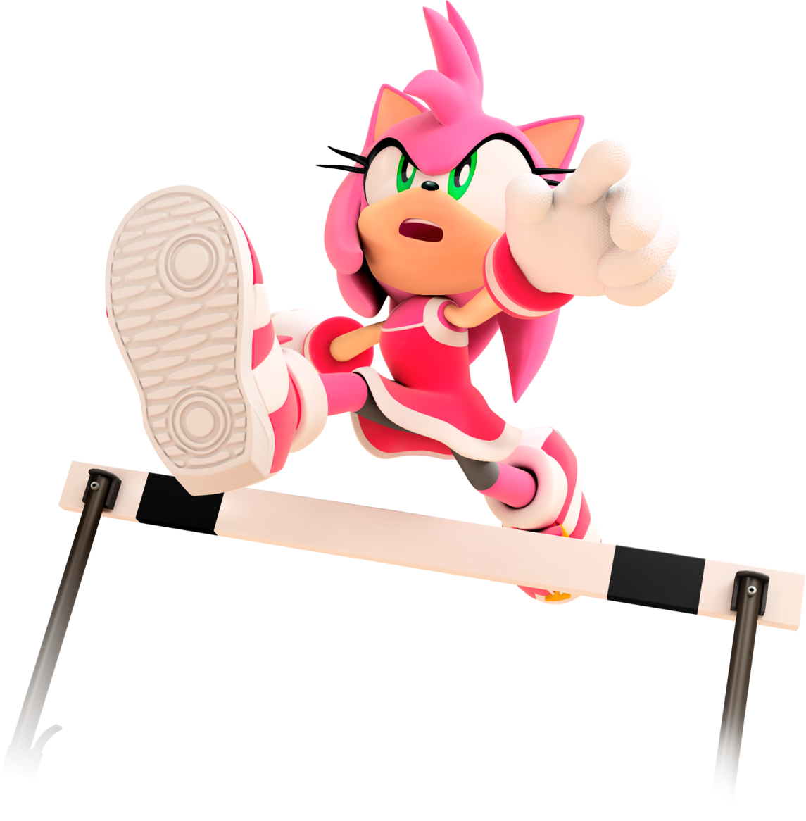an image of a person running on a track