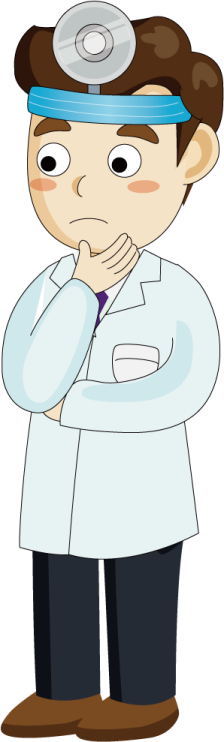 a cartoon character with a bandage on his head