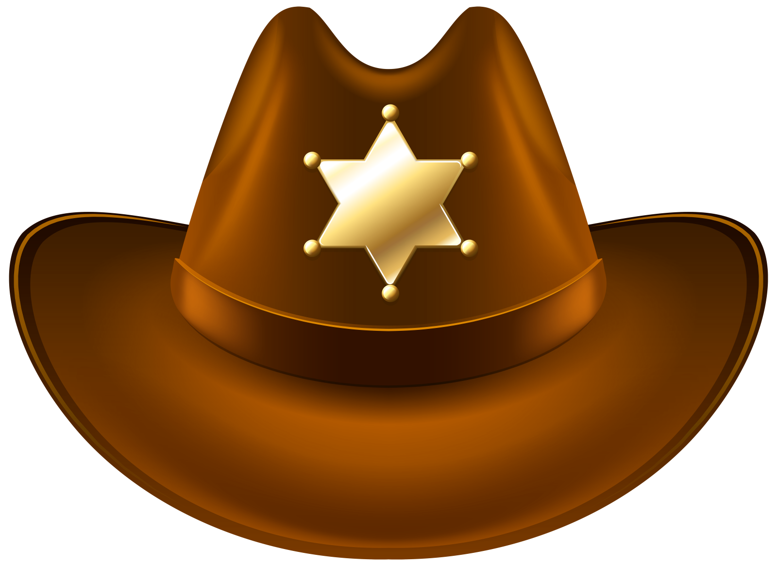 a cowboy hat with a star on it