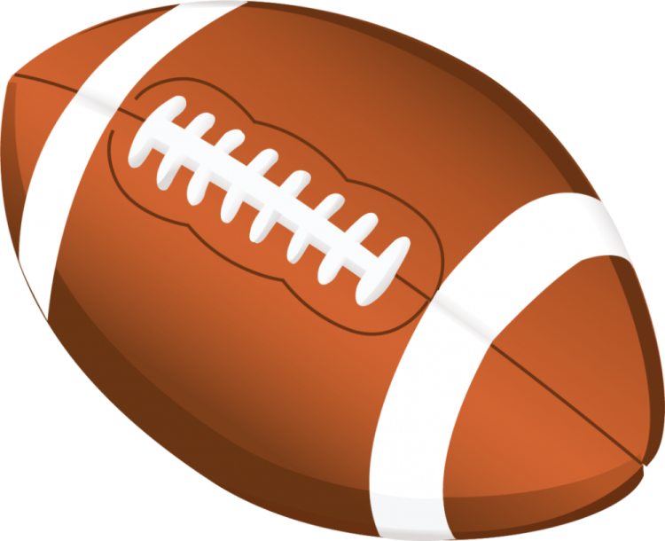 a football on a white background