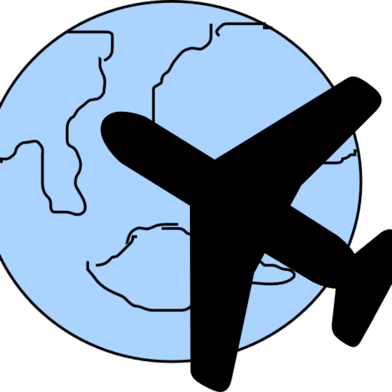 an airplane flying over the earth