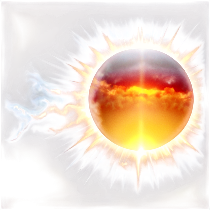 an image of the sun with clouds in the background