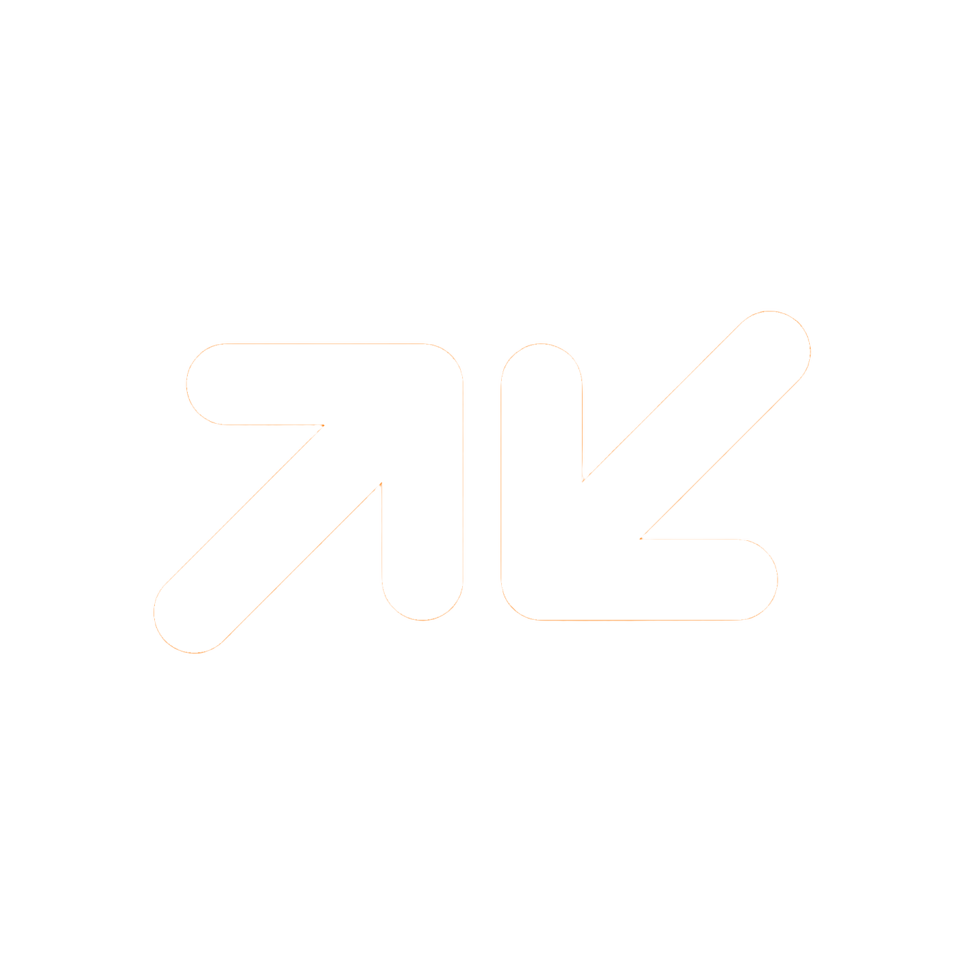 an orange circle with the k logo