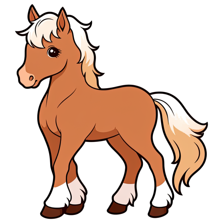 a brown horse standing on its hinds