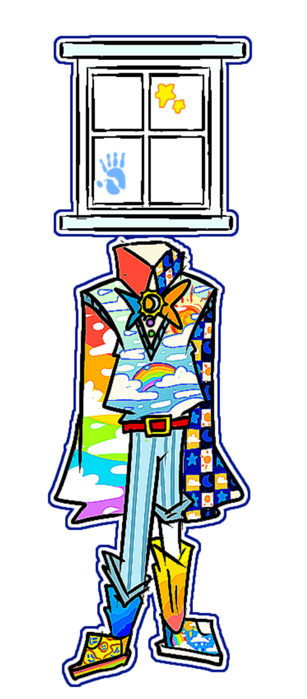 a drawing of a man in a suit and tie