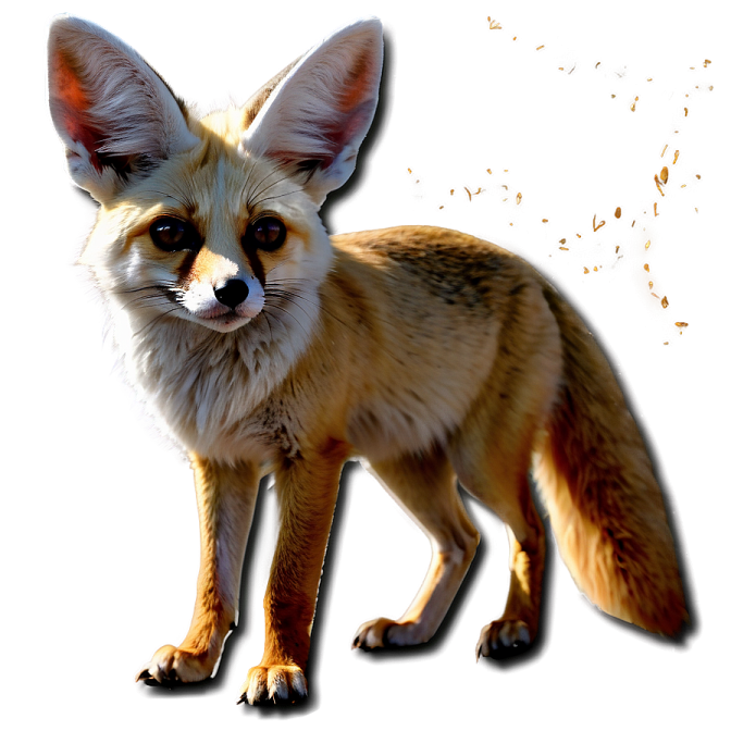 a close up of a fox on a white background