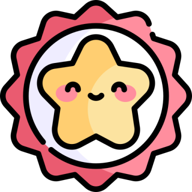 a star in the middle of a flower