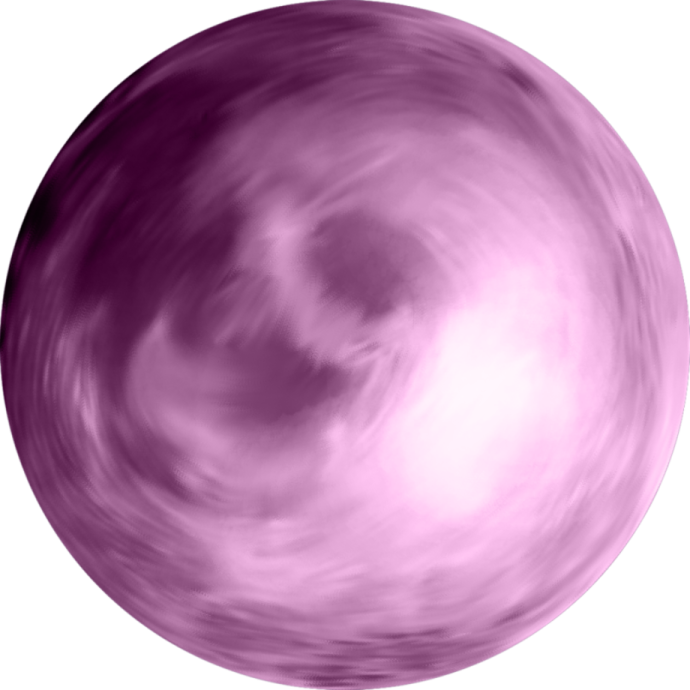 a purple sphere with a white background