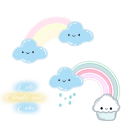 clouds and rainbows