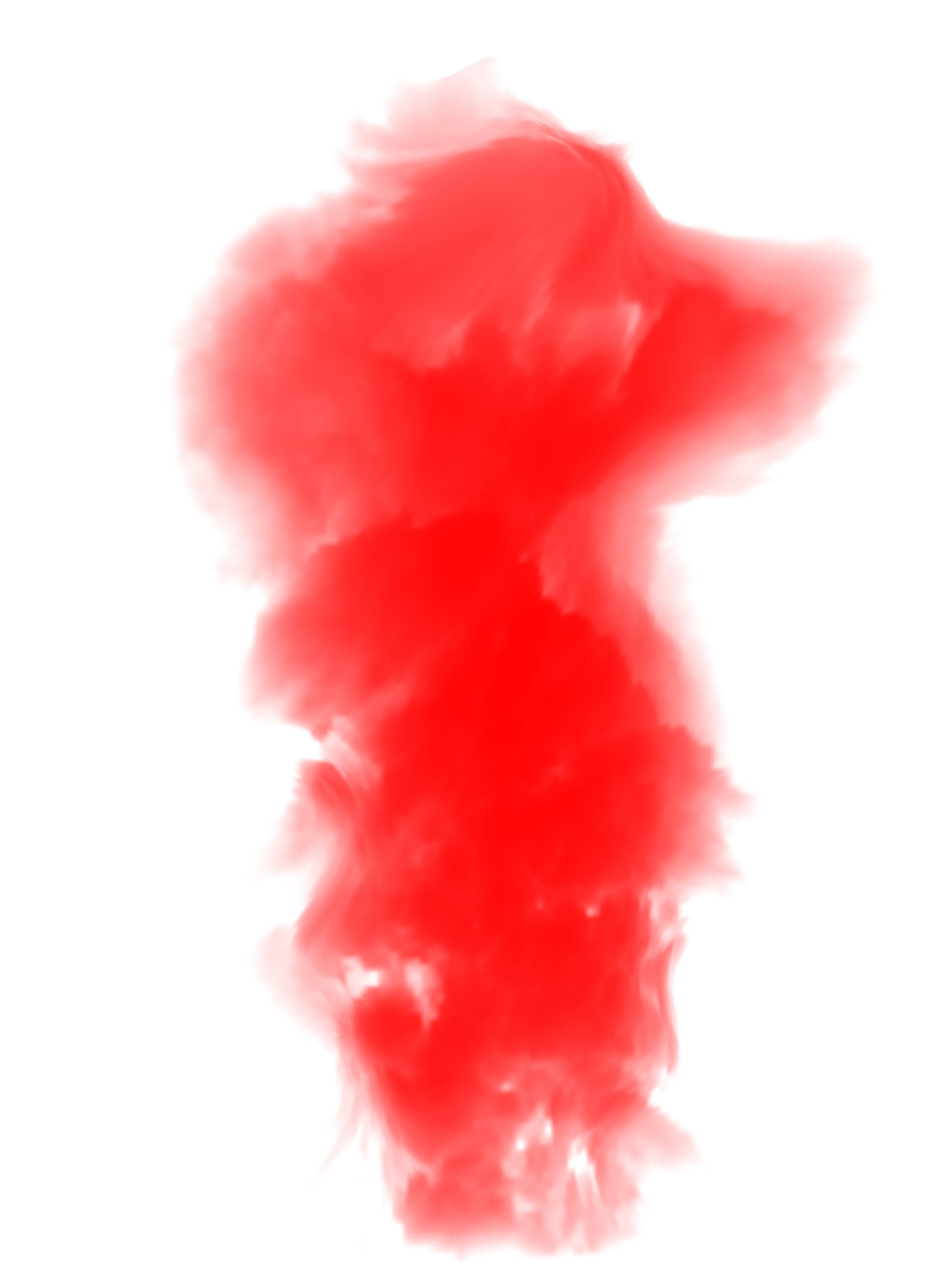 black smoke on white background