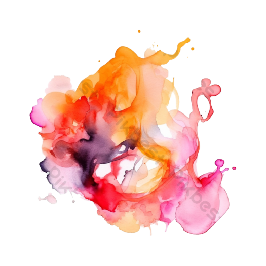 a watercolor painting on a white background