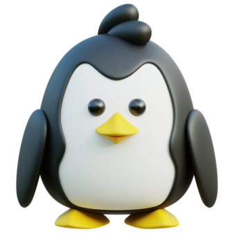 an image of a penguin with a white background