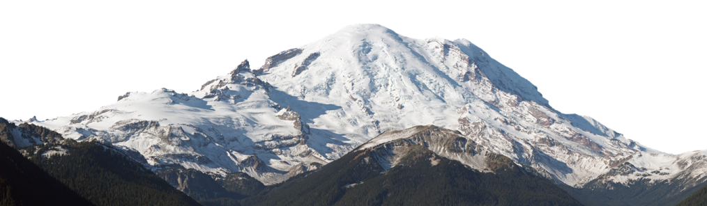 the snow on the mountain