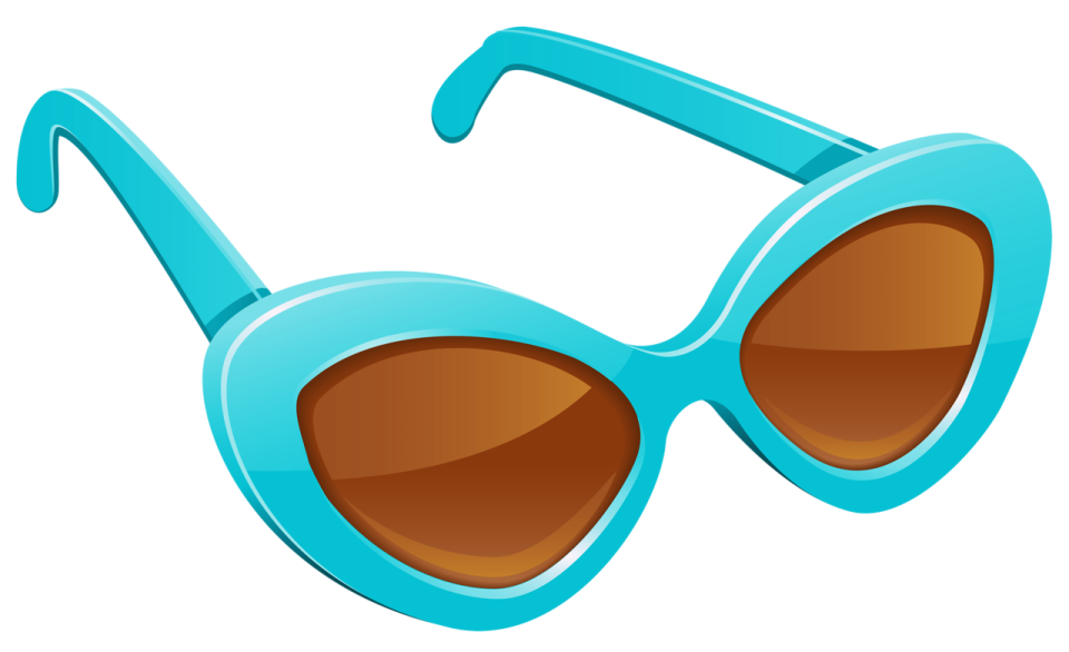 a pair of sunglasses with brown lenses