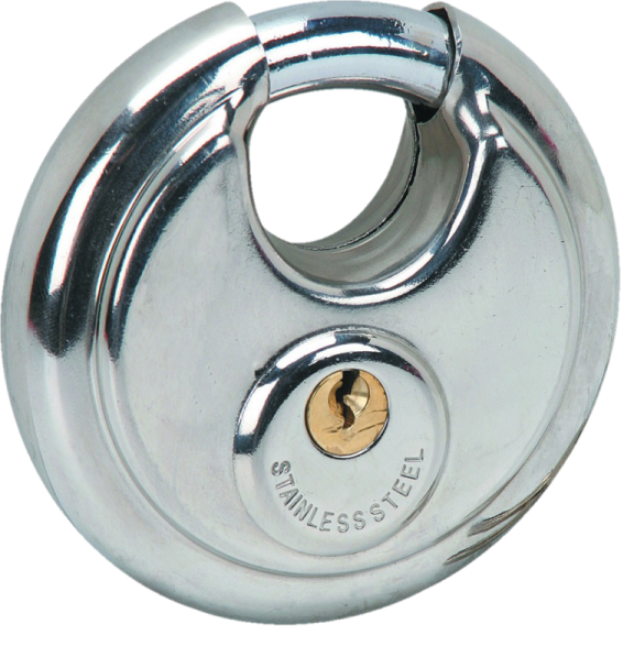 an image of a stainless steel lock