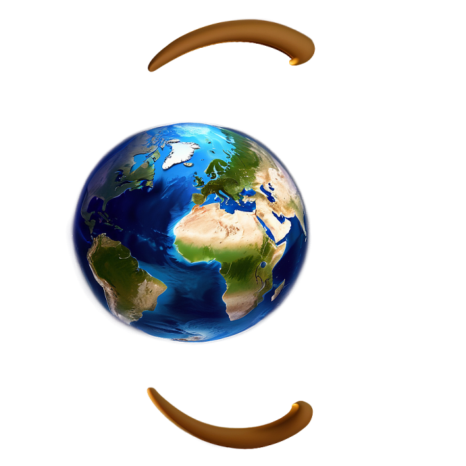 the letter c is made up of the earth