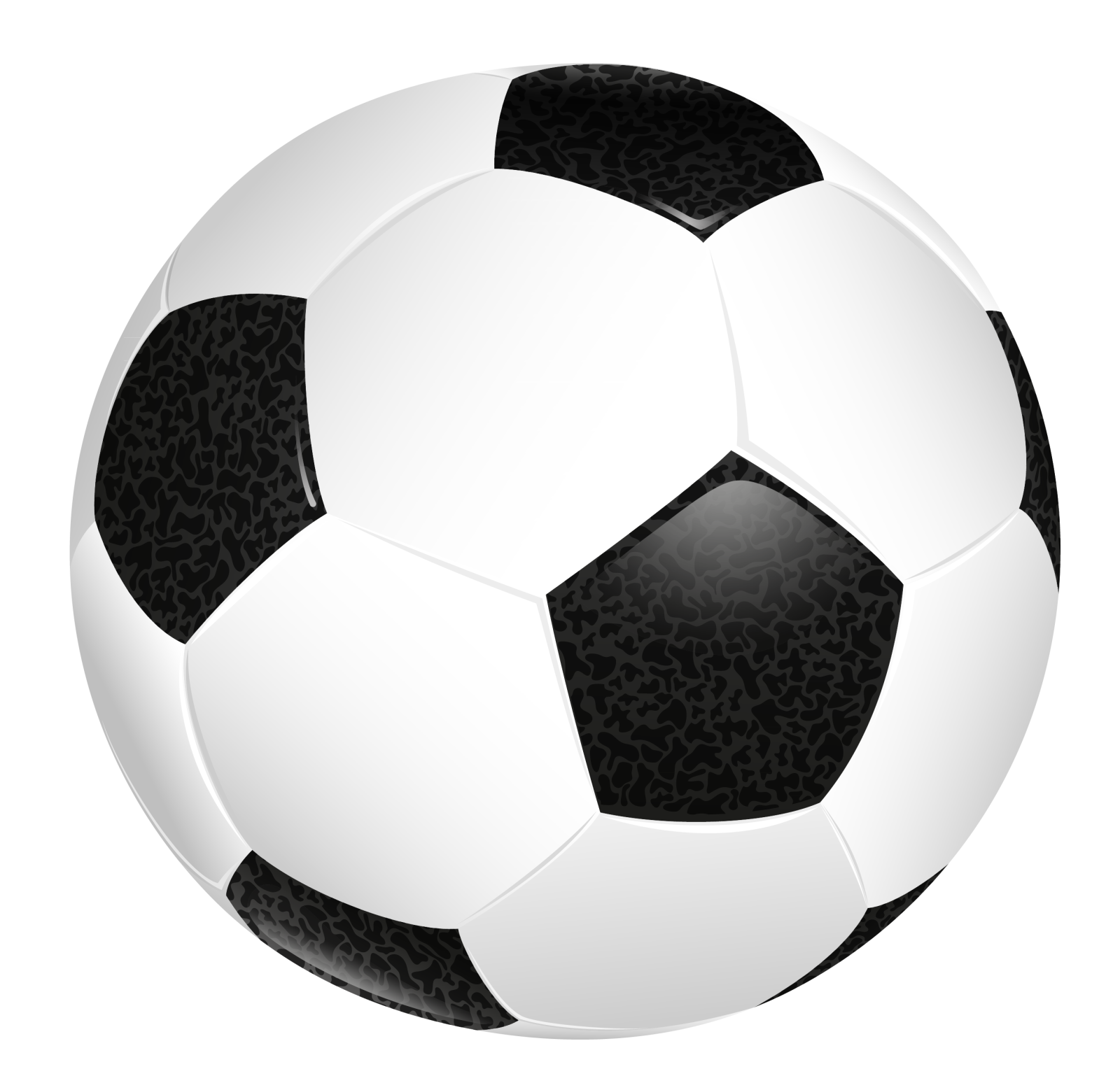a soccer ball on a white background