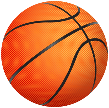 a basketball ball on a white background