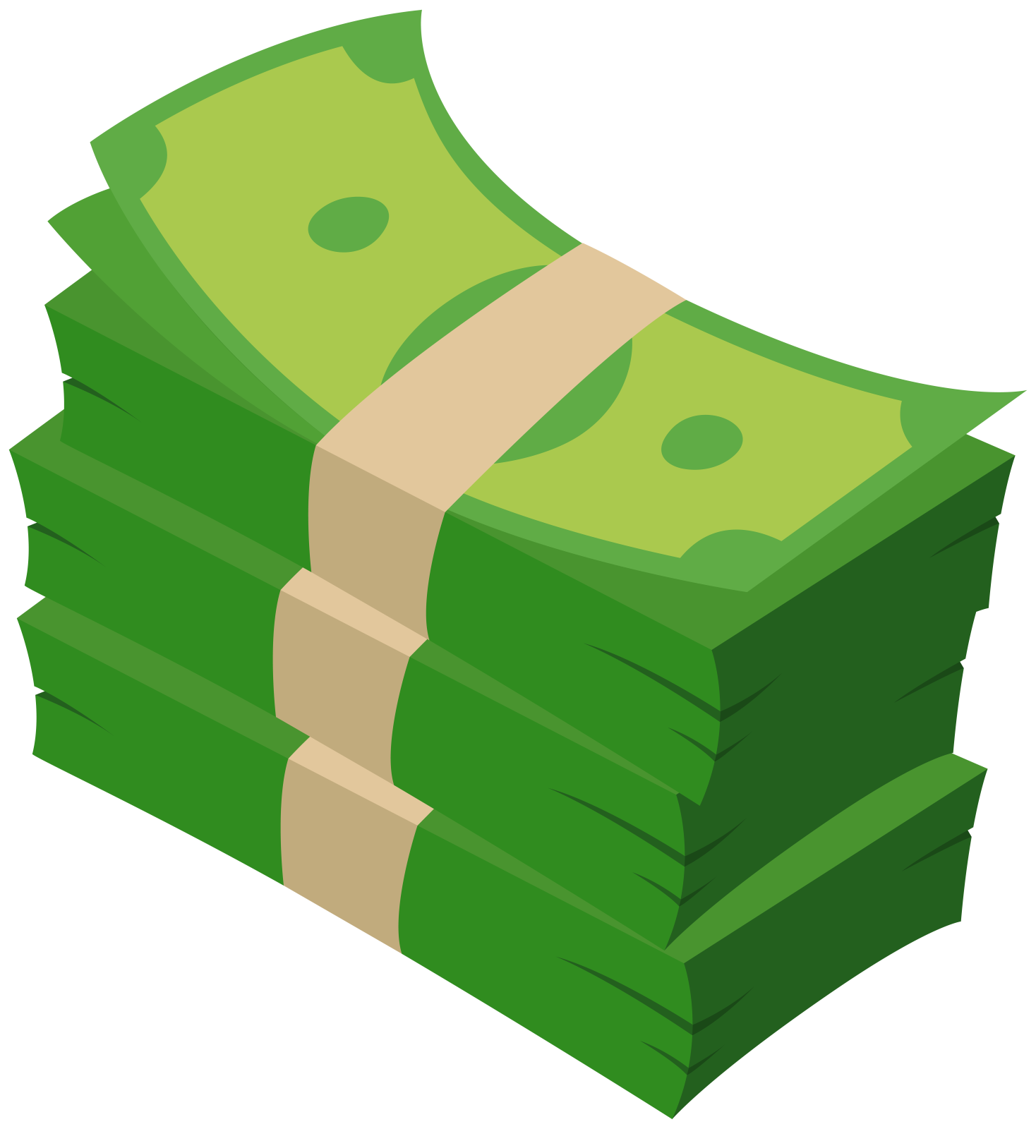 a stack of money