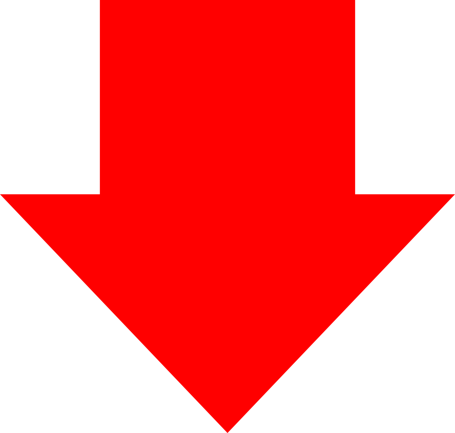 a red arrow pointing up