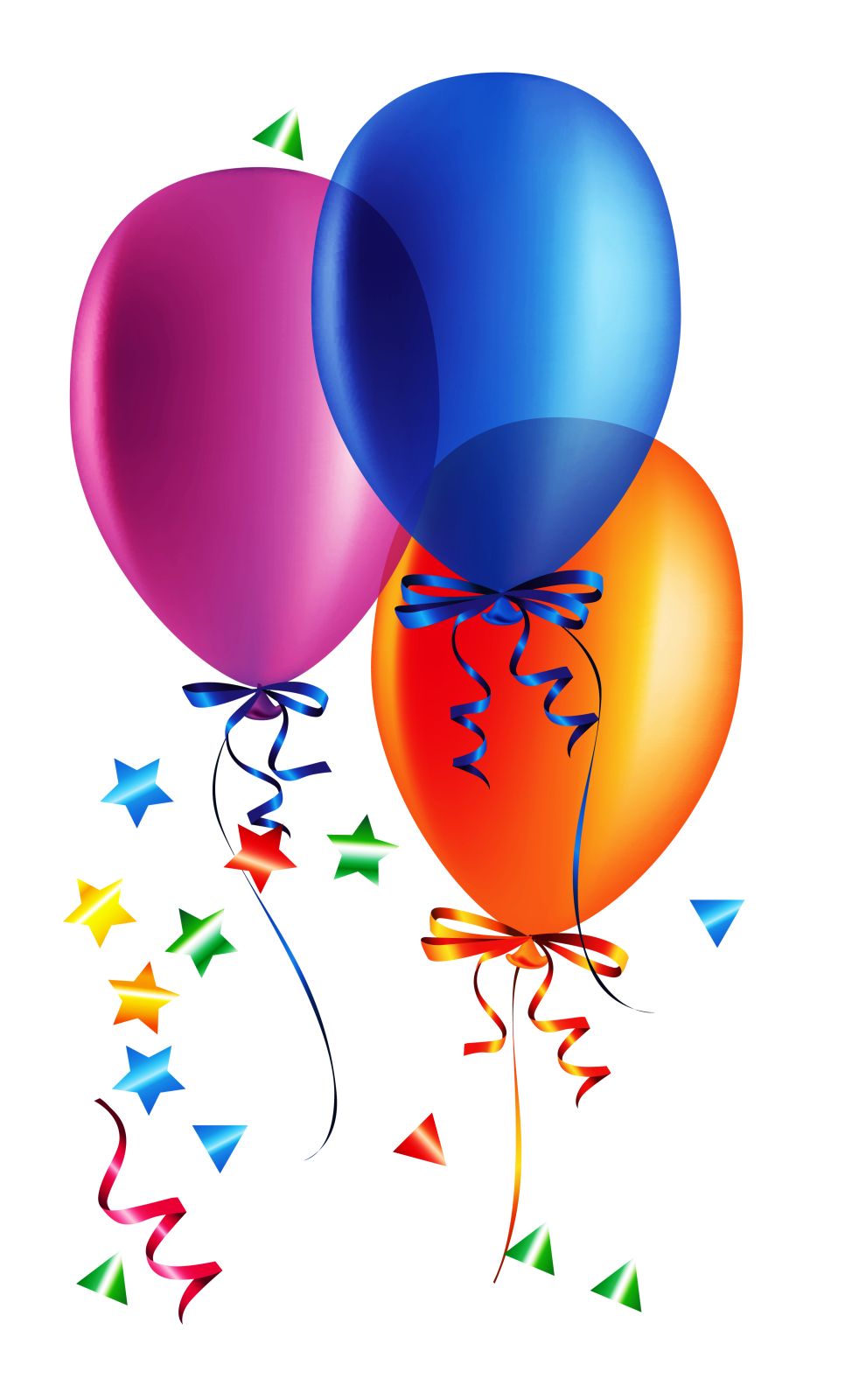 a bunch of balloons on a white background