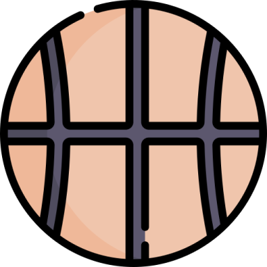 a basketball ball on a white background