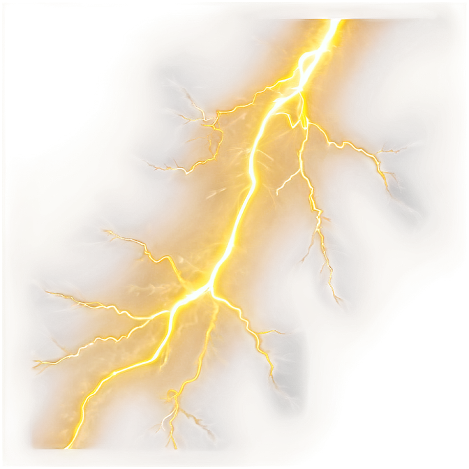 a drawing of a lightning