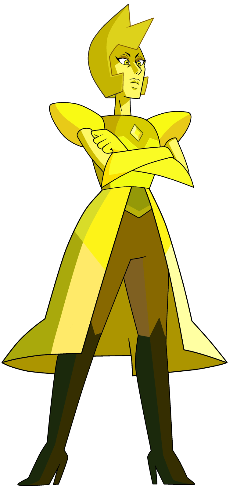 an image of a man in a yellow cloak