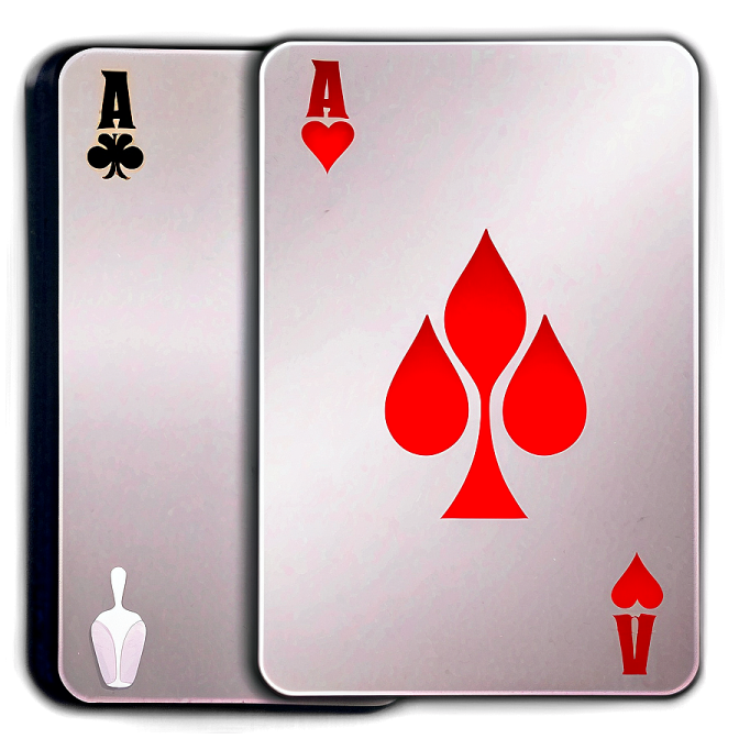 a playing card with four of spades