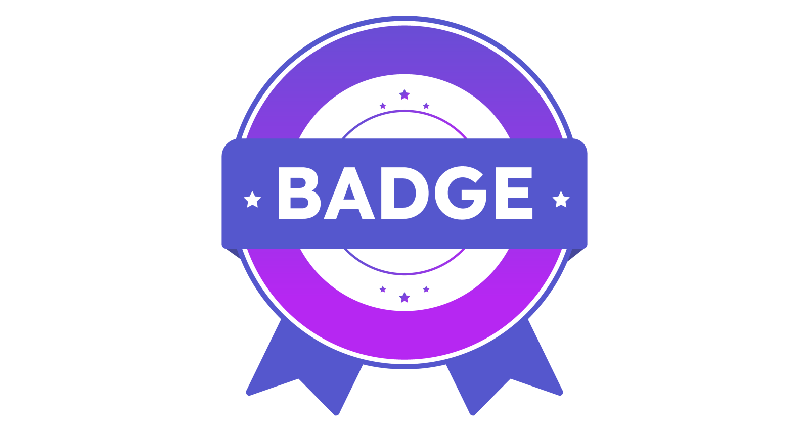 a badge with the word bade on it