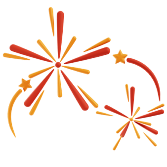 a group of red and yellow arrows on a white background