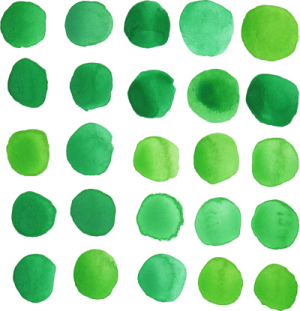 a green watercolor spot pattern