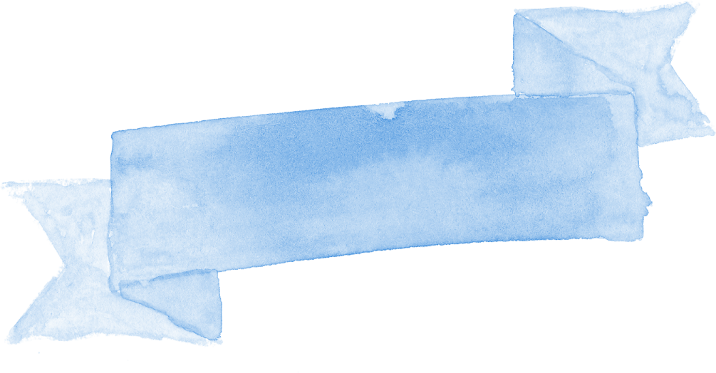 a blue watercolor paint brush stroke