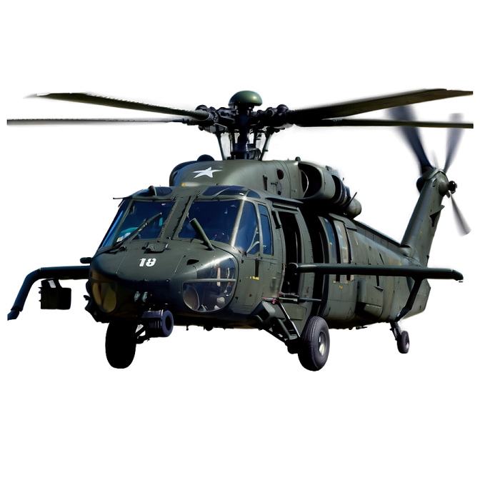 a military helicopter flying in the sky
