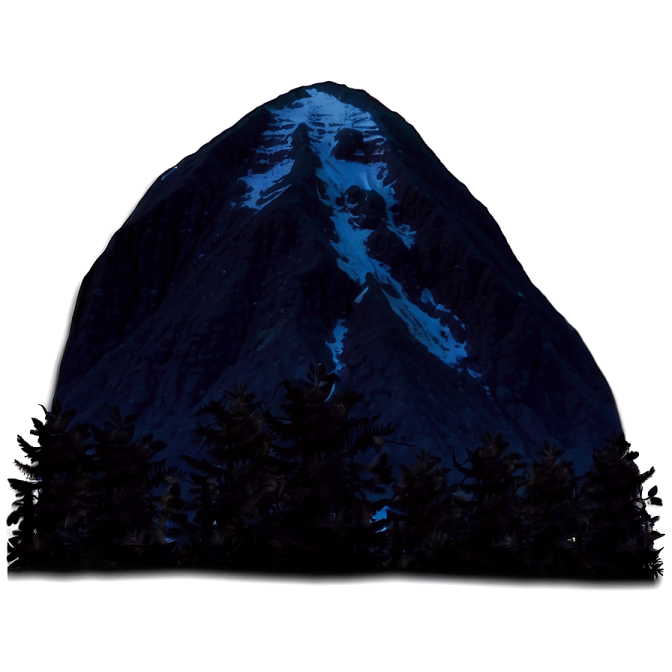 the mountain is tall