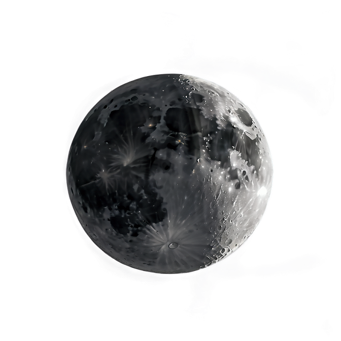 a black and white image of the moon