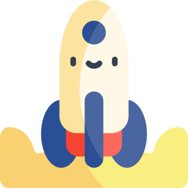 a cartoon character sitting on the ground