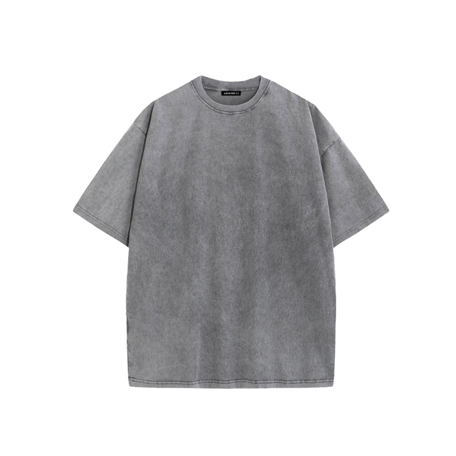 a picture of a grey t - shirt on a white background