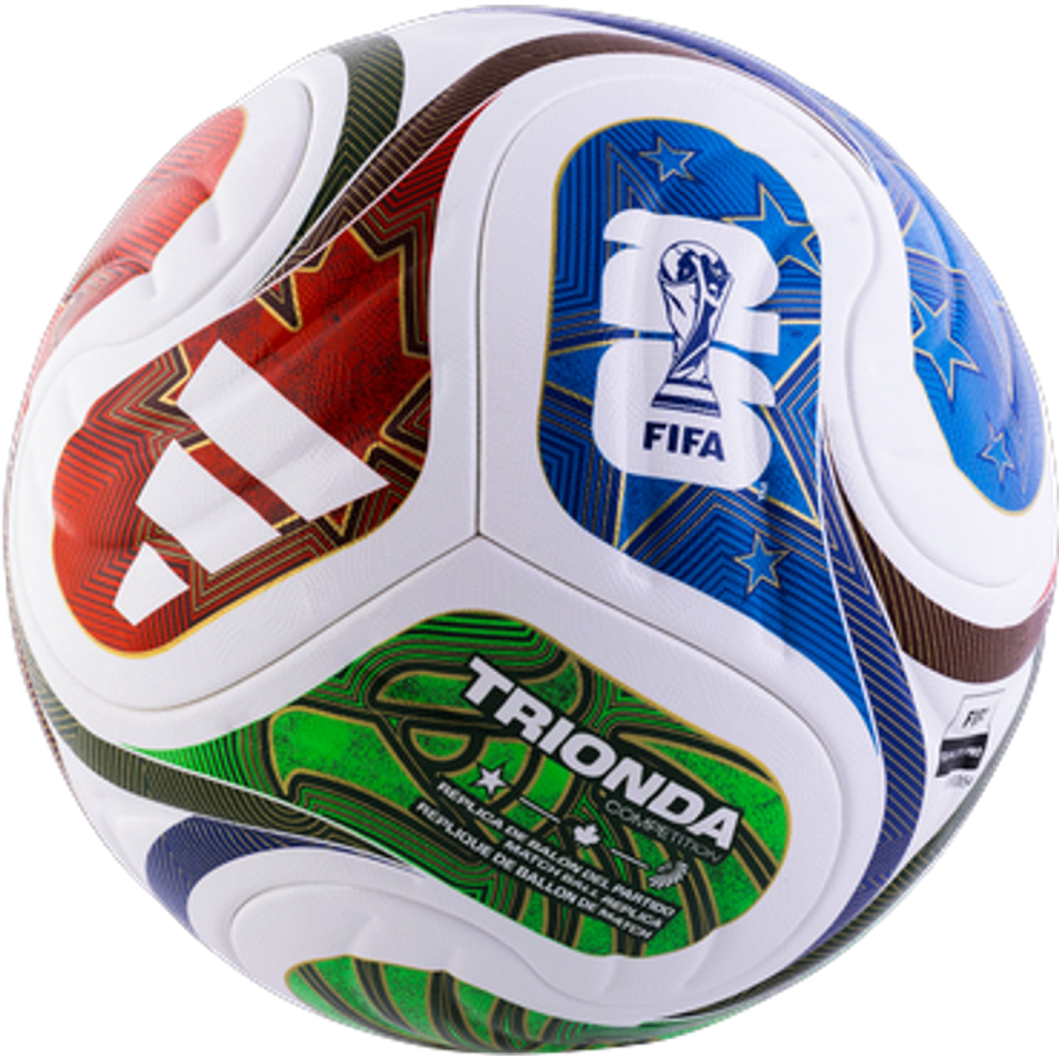 a soccer ball with the logo on it