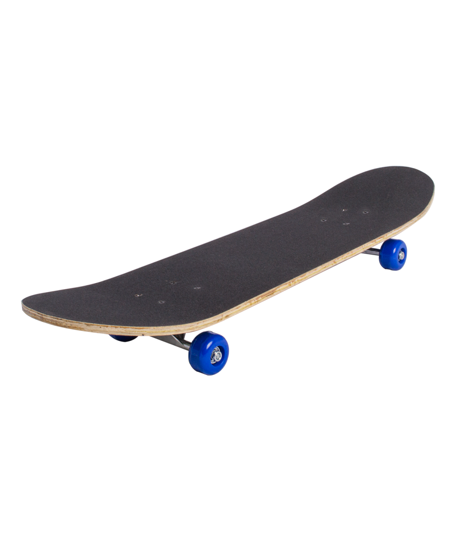 a skateboard on a white background