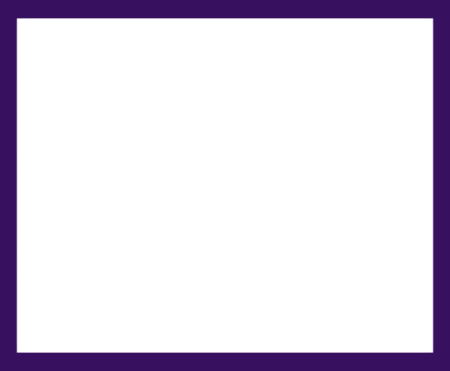 a purple square frame with a white background