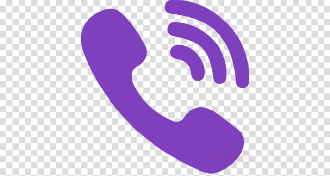 a purple phone icon on a transparent background