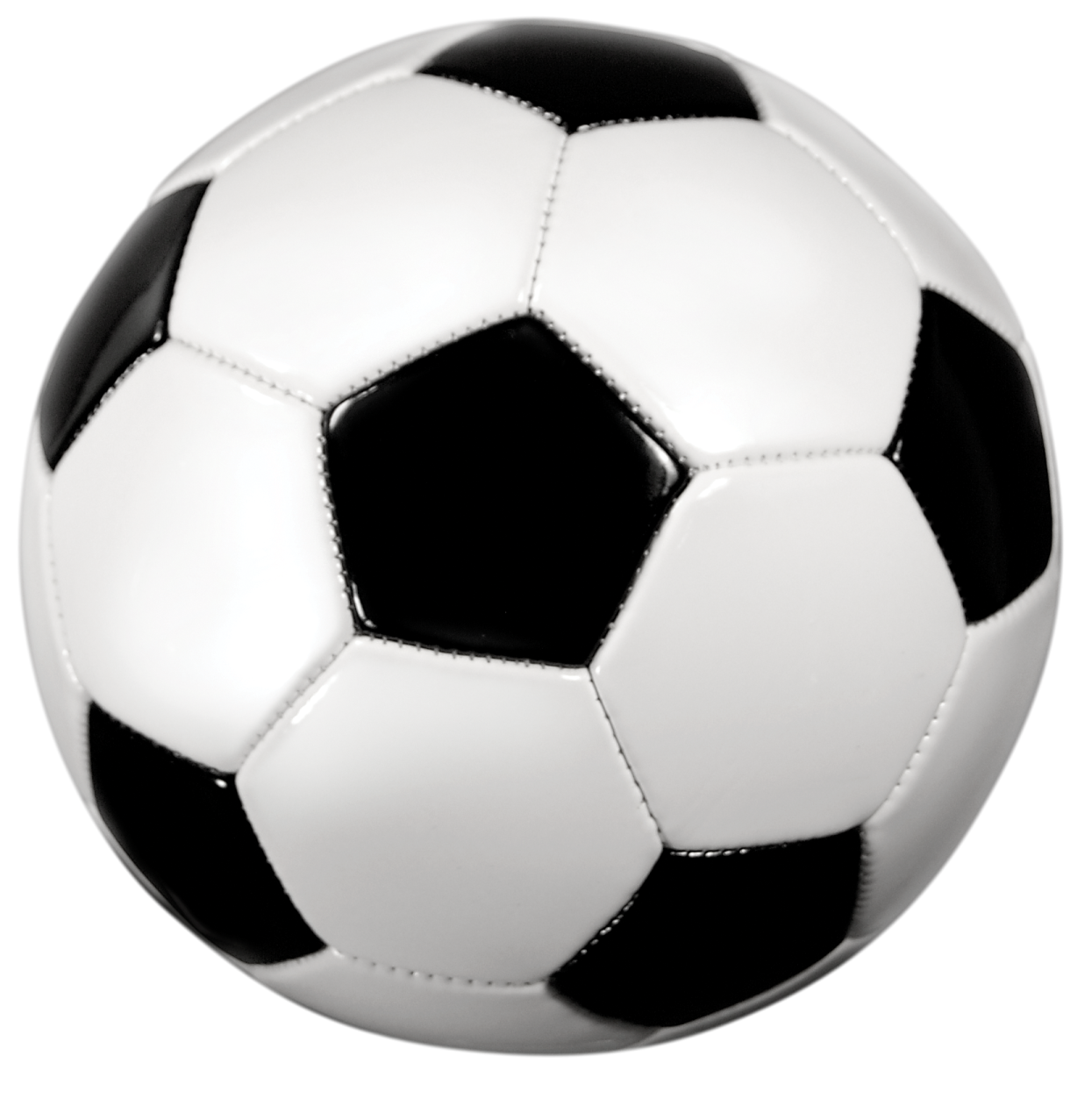 a soccer ball on a white background