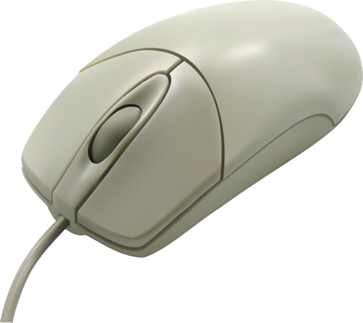 a computer mouse on a white background